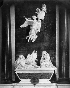 Mauzoleum Nicolase Bautru (zemř. 1661) markýze de Vaubrun, 1680-81 (zlacené olovo a mramor)